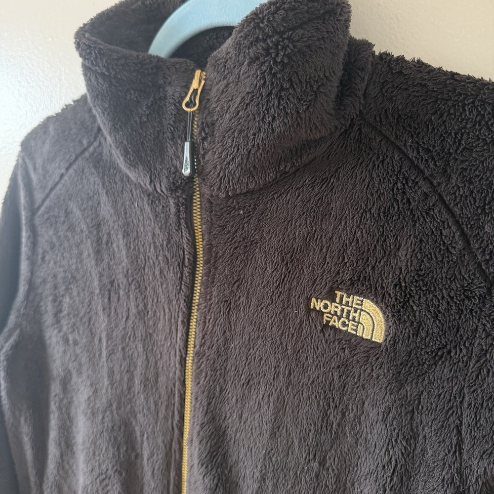 The North Face Women's Osito 2 Soft Fleece Jacket Black & Gold Full Zip Size M